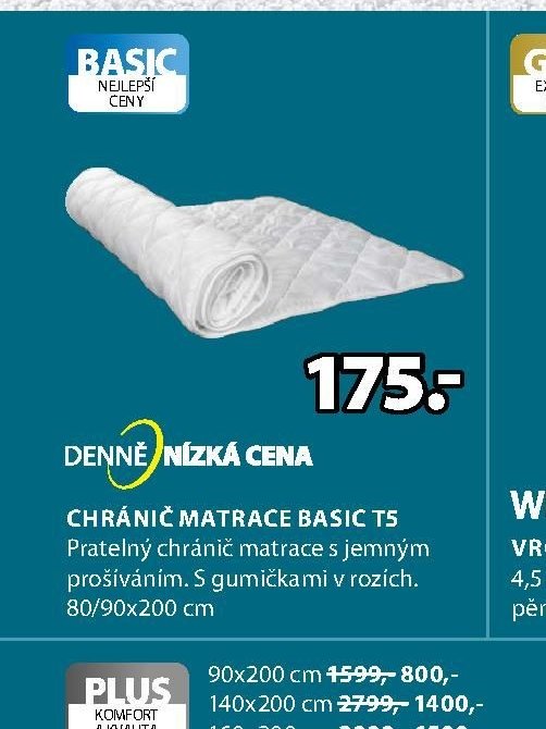 Chránič matrace BASIC T5