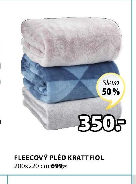 FLEECOVÝ PLÉD KRATTFIOL