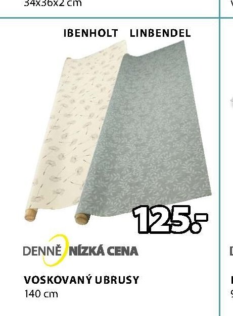 VOSKOVANÝ UBRUSY