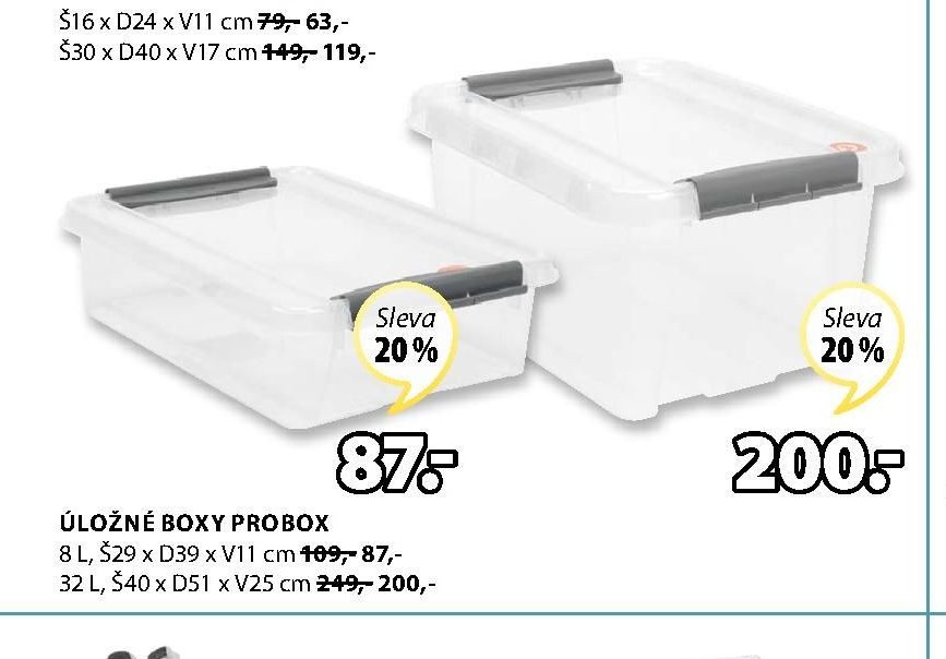 Úložné boxy PROBOX