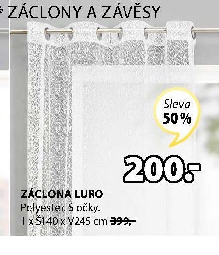 ZÁCLONA LURO