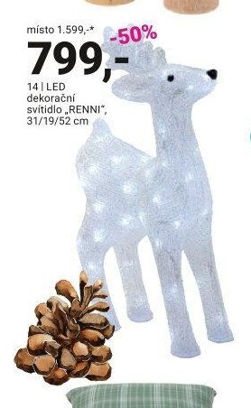 LED dekorační svítidlo RENNI