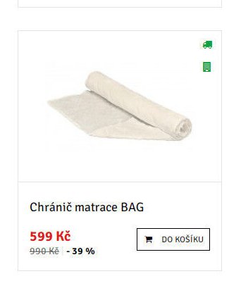 Chránič matrace BAG