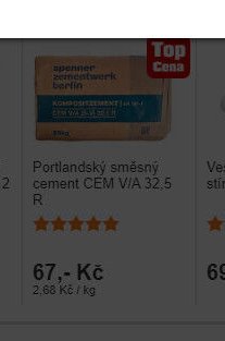 Portlandský směsný cement CEM V/A 32,5 R