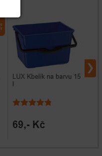 LUX Kbelík na barvu 15 l