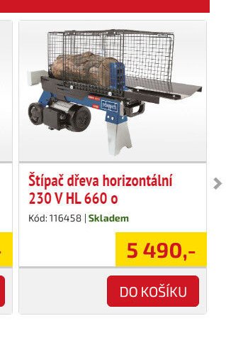 Štípač dřeva horizontální 230 V HL 660 o