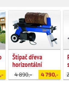 Štípač dřeva horizontální