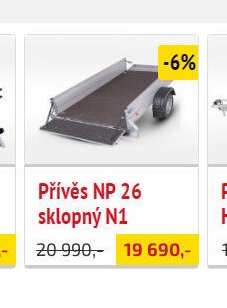 Přívěs NP 26 sklopný N1