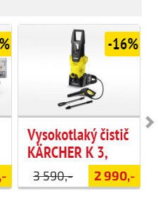 Vysokotlaký čistič KÄRCHER K 3