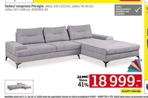 Sedací souprava Perugia