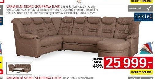 Variabilní sedací souprava Elvis
