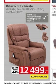 Relaxační TV křeslo