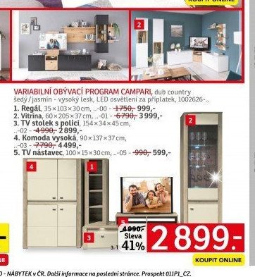 Variabilní obývací program Campari