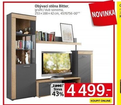 Obývací stěna Bitter