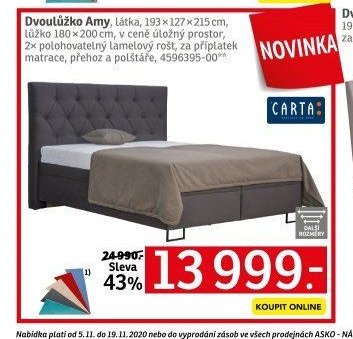 Dvoulůžko Amy