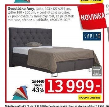 Dvoulůžko Amy