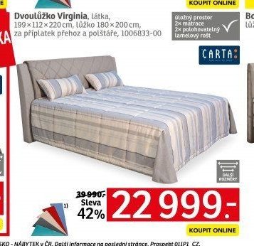 Dvoulůžko Virginia