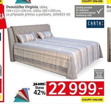 Dvoulůžko Virginia
