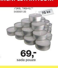 Sada čajových svíček
