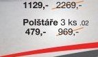 Polštáře 3 ks
