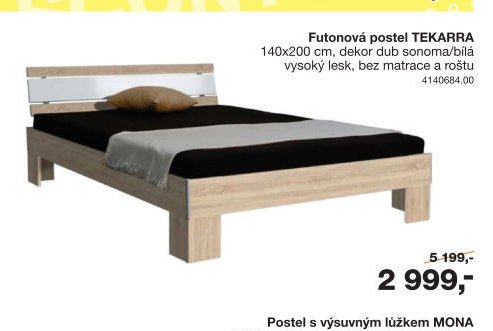 Futonová postel TEKARRA