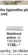 Nástěnná police .02