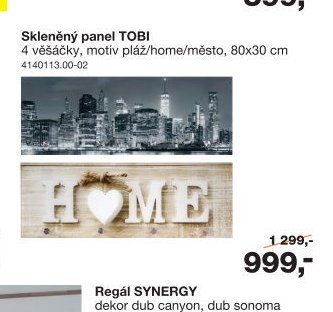 Skleněný panel TOBI