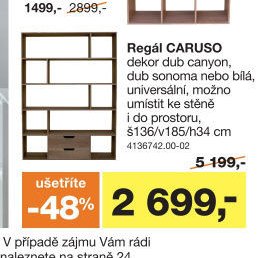 Regál CARUSO