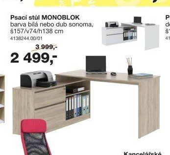 Psací stůl MONOBLOK