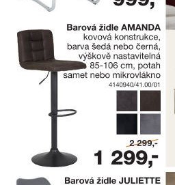 Barová židle AMANDA