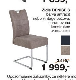 Židle DENISE S