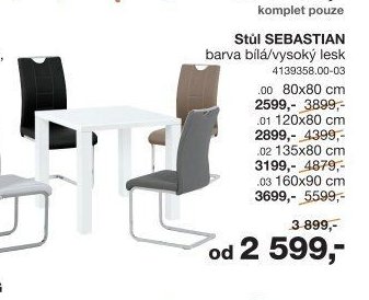 Stůl SEBASTIAN