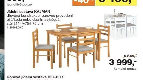 Jídelní sestava KAJMAN