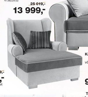 Pohovka DELUXE rozkládací, látkový potah