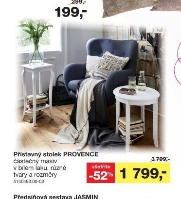 Přístavný stolek PROVENCE