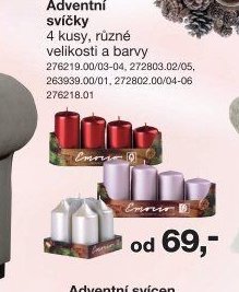 Adventní svíčky