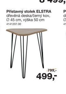 Přistavný stolek ELSTRA