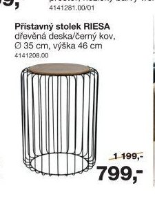 Přistavný stolek RIESA