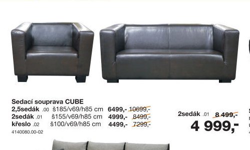 Sedací souprava CUBE