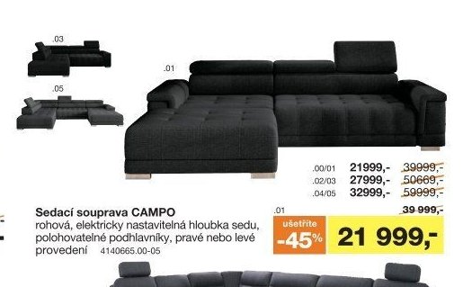 Sedací souprava CAMPO