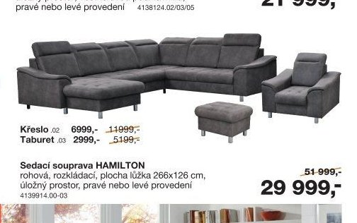 Sedací souprava HAMILTON
