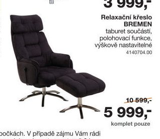 Relaxační křeslo BREMEN