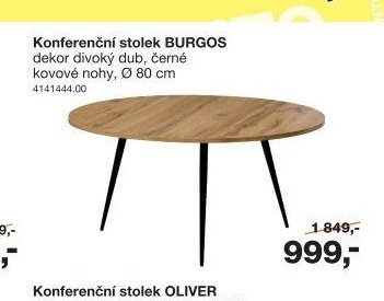 Konferenční stolek BURGOS