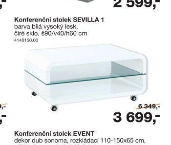Konferenční stolek SEVILLA 1
