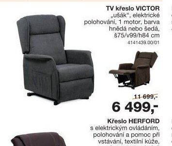 TV křeslo VICTOR