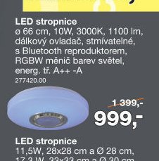 LED stropnice s Bluetooth