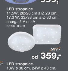 LED stropnice 11,5W, 28-30 cm