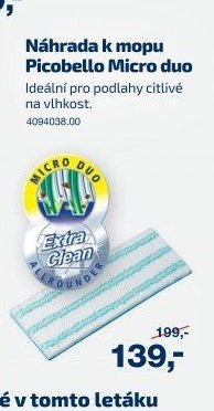 Náhrada k mopu Picobello Micro duo
