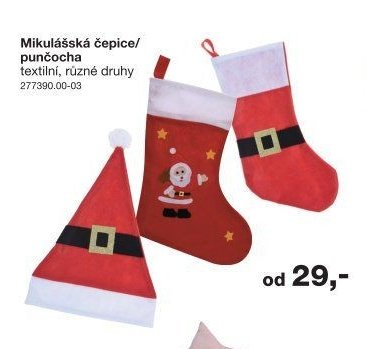 Mikulášská čepice/punčocha