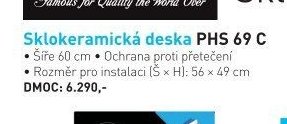 Skokeramická deska PHS 69 C